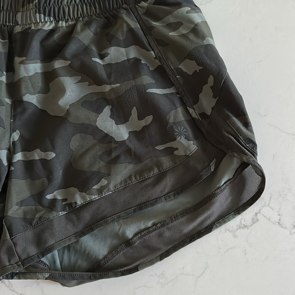 Athleta Mesh Racer Run Mid Rise Short, 4” - Picture 3 of 8